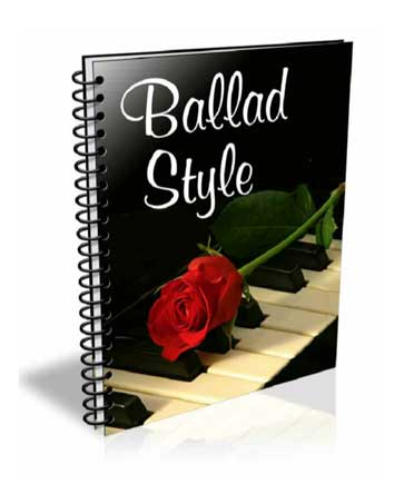 pianoforall ballad style book