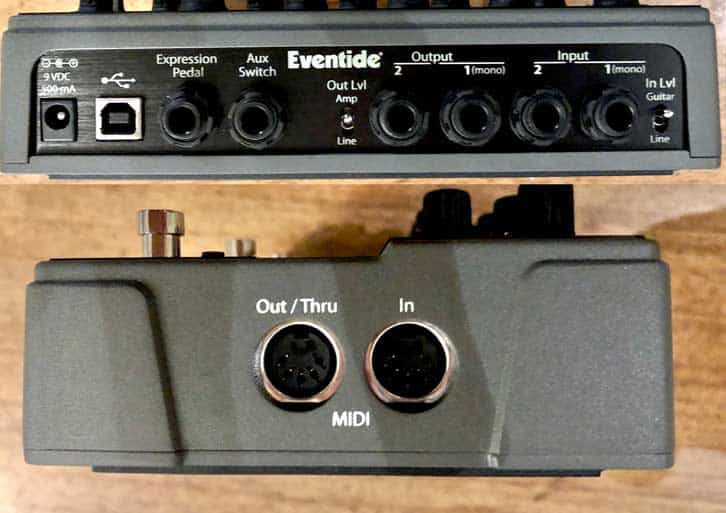 Eventide Space Inputs Outputs