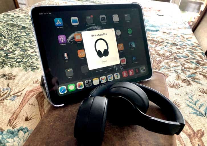 Beats Solo Pro Connecting to iPad