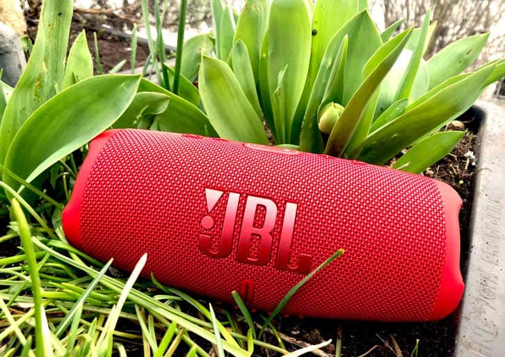 JBL Charge 5 in tulips